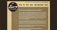 Desktop Screenshot of lowryconsulting.net